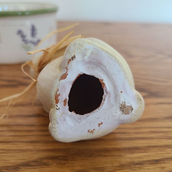 Ceramic Spring Lot Herb Garden Ramekin Pottery Bunny Rabbit Candle Tart - Picture 10 of 10